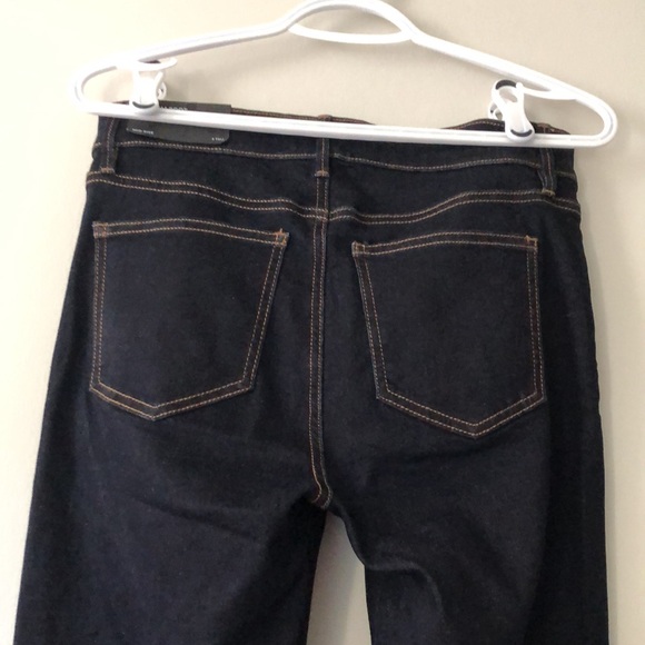 🌟BNWT🌟ANN TAYLOR🌟 Slim Boot Mid Rise Jeans. Size 4T Dark Blue. - Picture 5 of 7